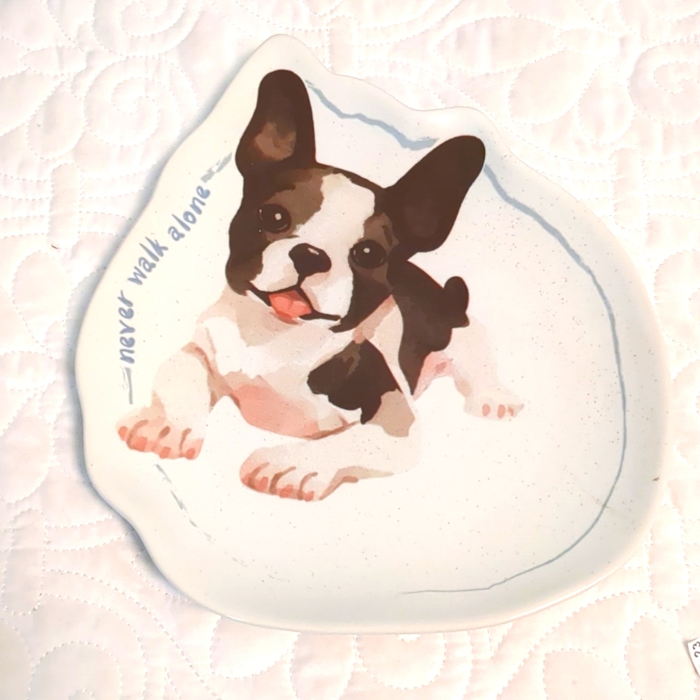 Never Walk Alone Dog Dish
